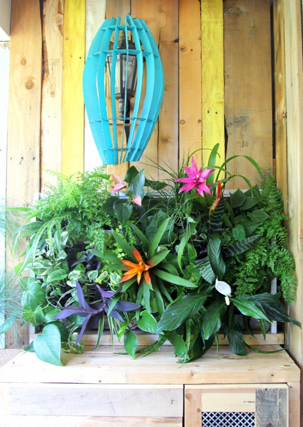 Lámpabúra kartondobozból