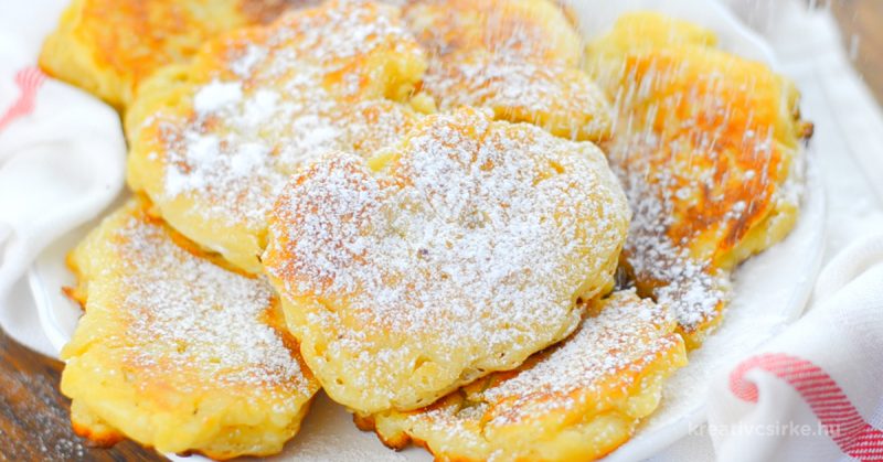 Almás kelt palacsinta