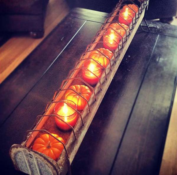 22. Halloweeni gyertyatartó