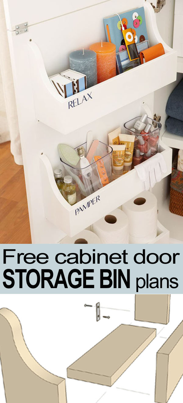 A fürdőszobaszekrény ajtaja, mint tárolóhely