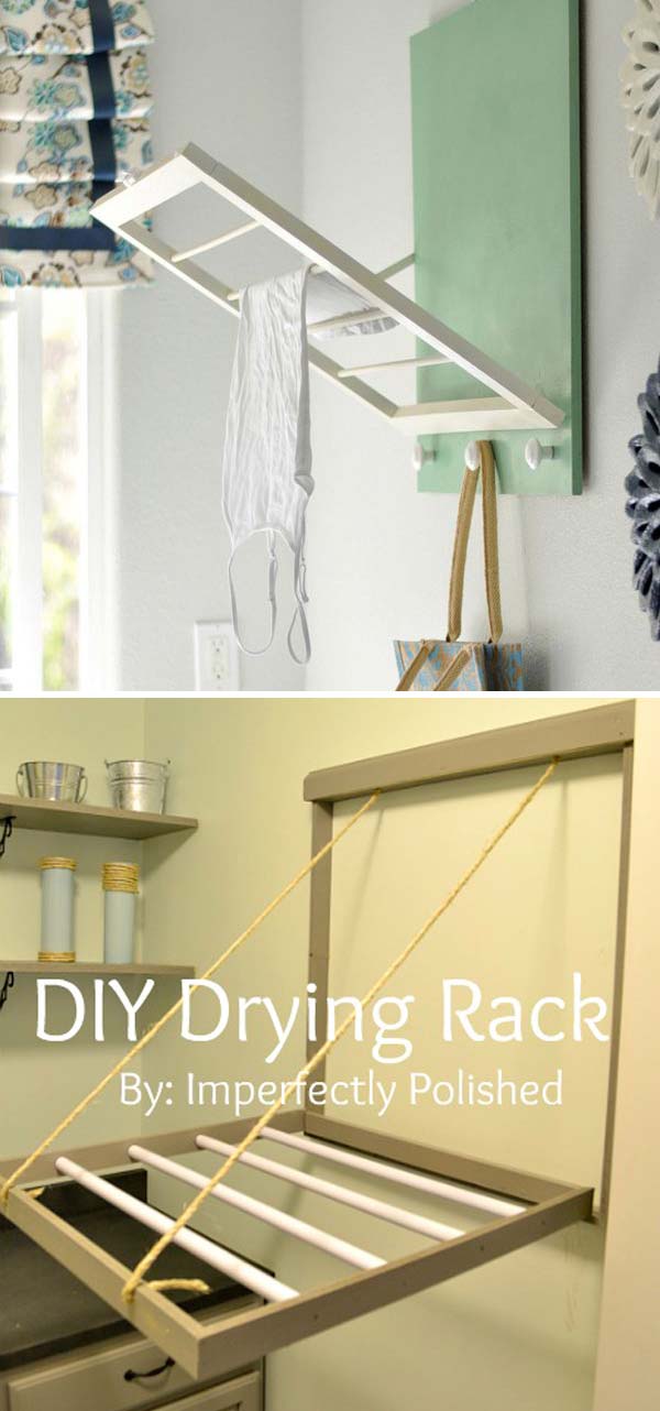 18. Lehajtható szárítóállvány