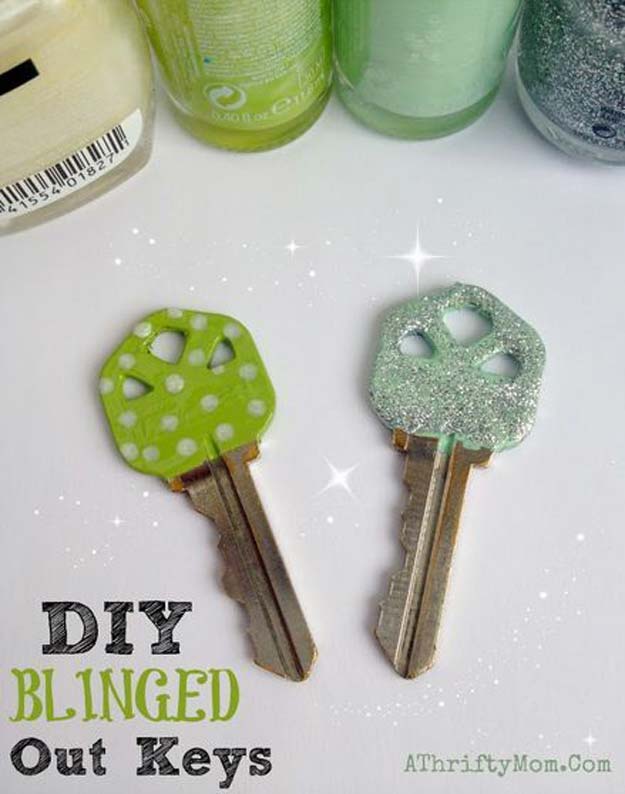 7. DIY Színes kulcsok