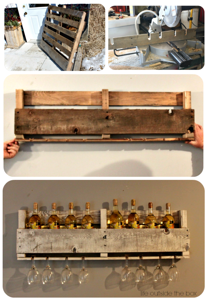 3. Borállványok raklapból