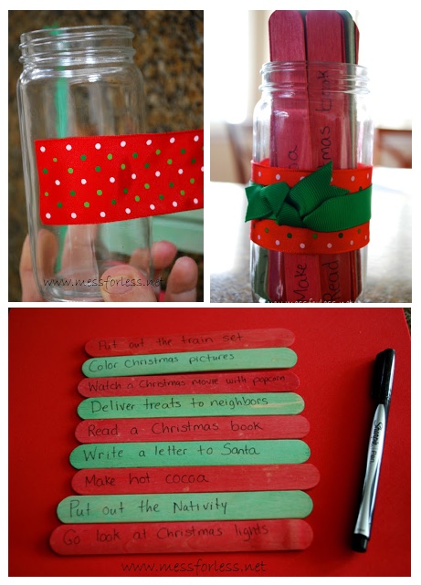 8. Egyszerű tevékenységi adventi naptár